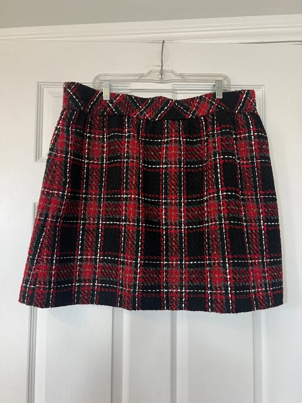 Penningtons Red and Black Plaid Mini Skirt - Picture 4 of 4